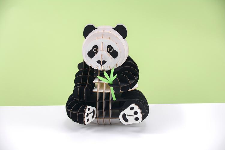 纸上生灵 文艺卡纸熊猫的慢时光